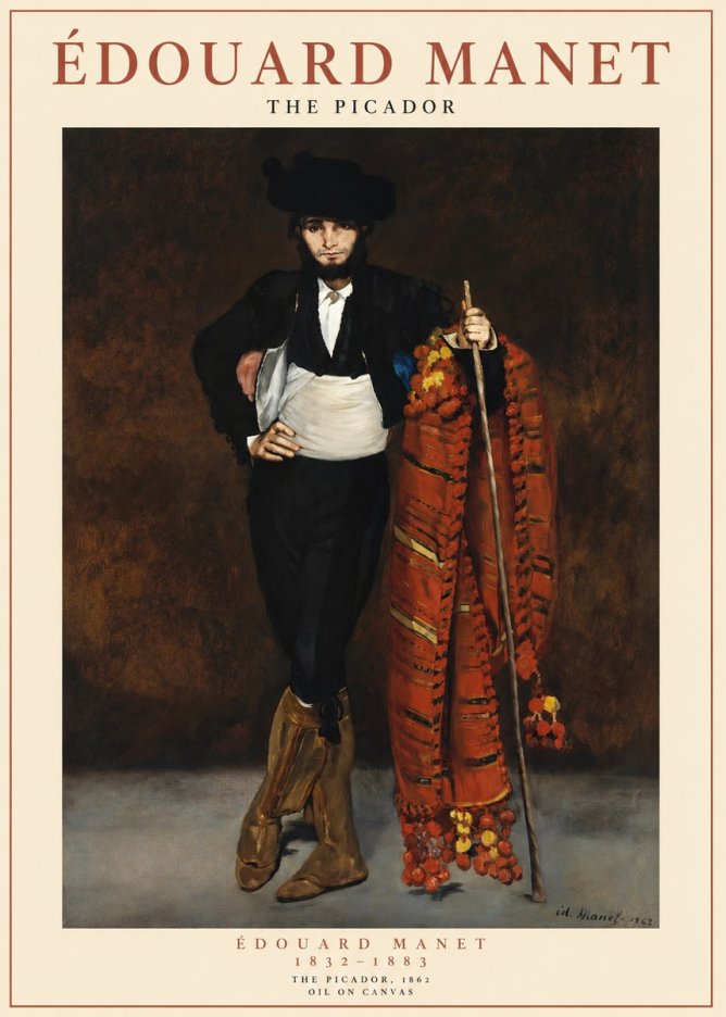 Édouard Manet The Picador No1 - Plakát