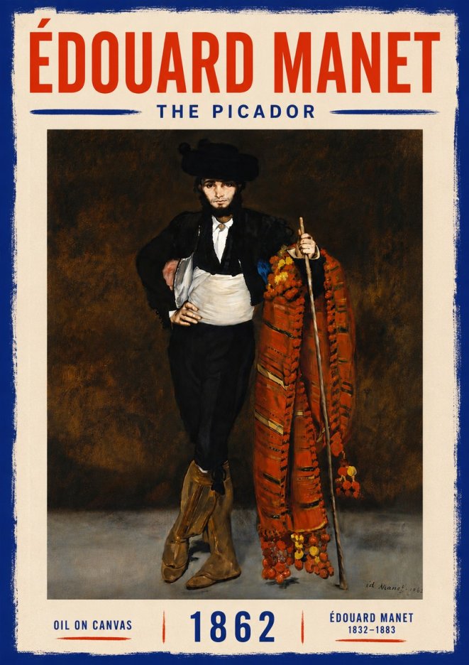 Édouard Manet The Picador No5 - Plakát
