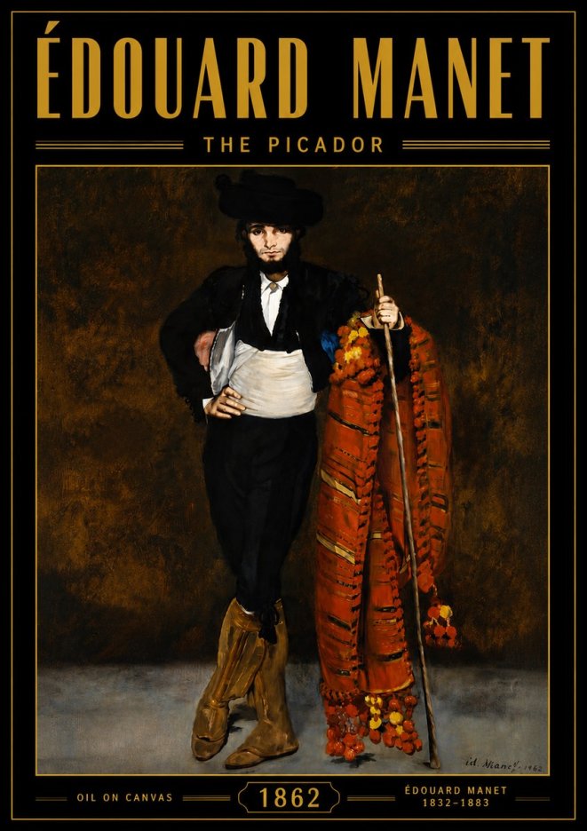 Édouard Manet The Picador No6 - Plakát