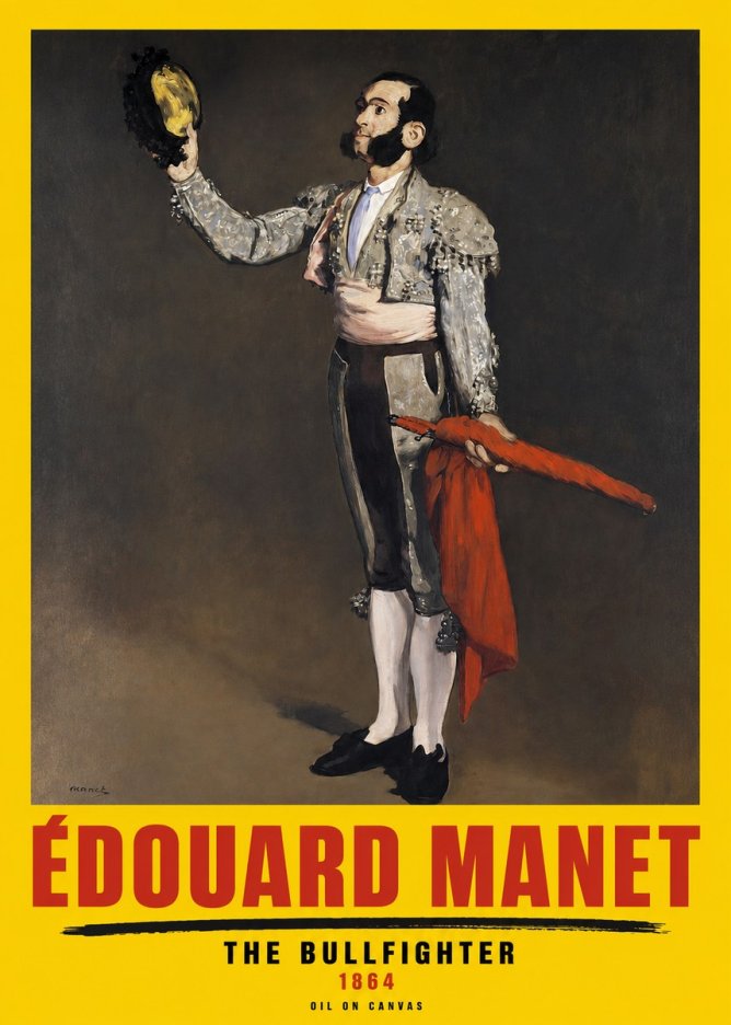Édouard Manet The Bullfighter No2 - Plakát