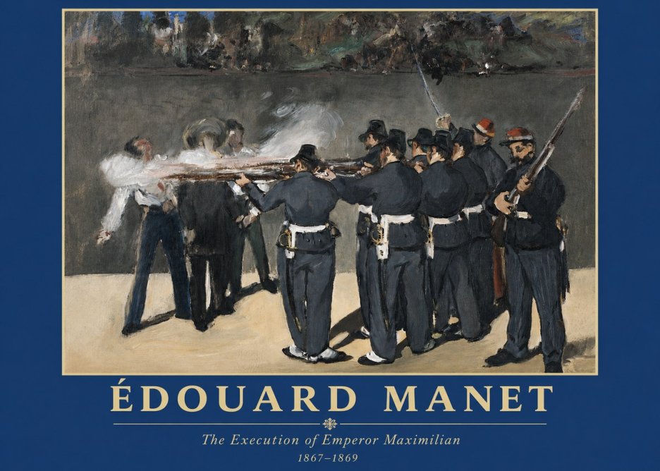 Édouard Manet The Execution of Emperor Maximilian No2 - Plakát