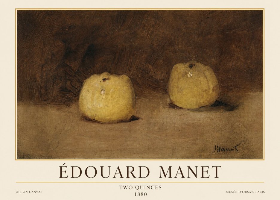 Édouard Manet Two Quinces No1 - Plakát