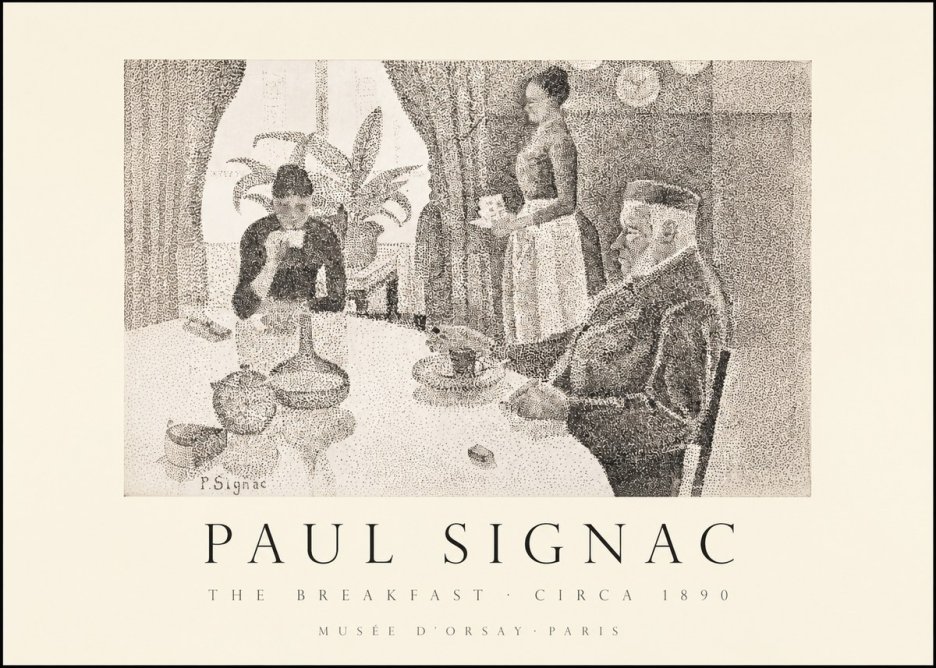 Signac The Breakfast No1 - Plakát