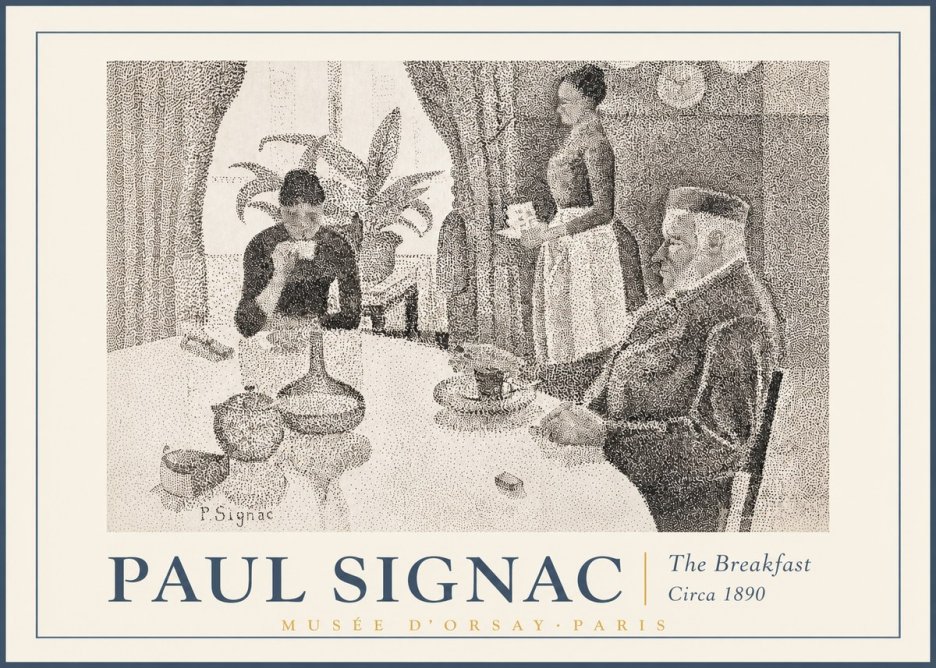 Signac The Breakfast No2 - Plakát