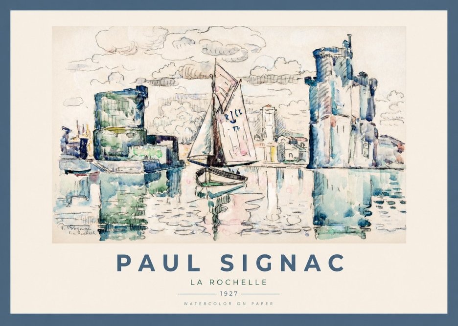 Signac La Rochelle II No2 - Plakát