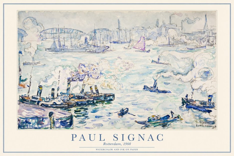 Signac Rotterdam, 1908 No1 - Plakát