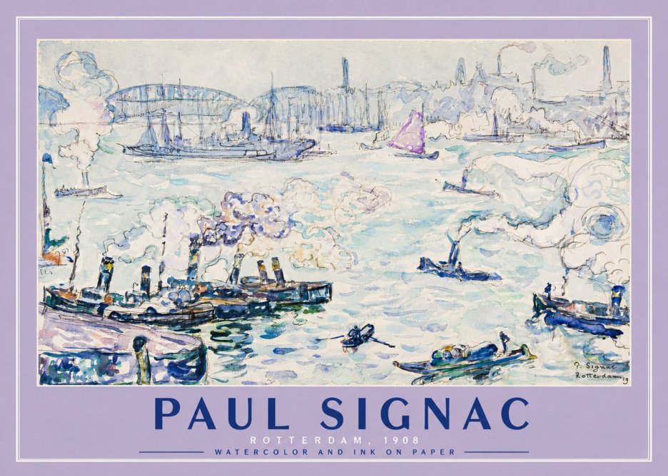 Signac Rotterdam, 1908 No2 - Plakát