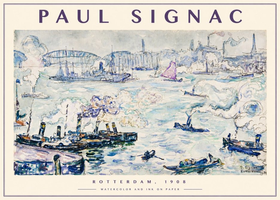 Signac Rotterdam, 1908 No4 - Plakát