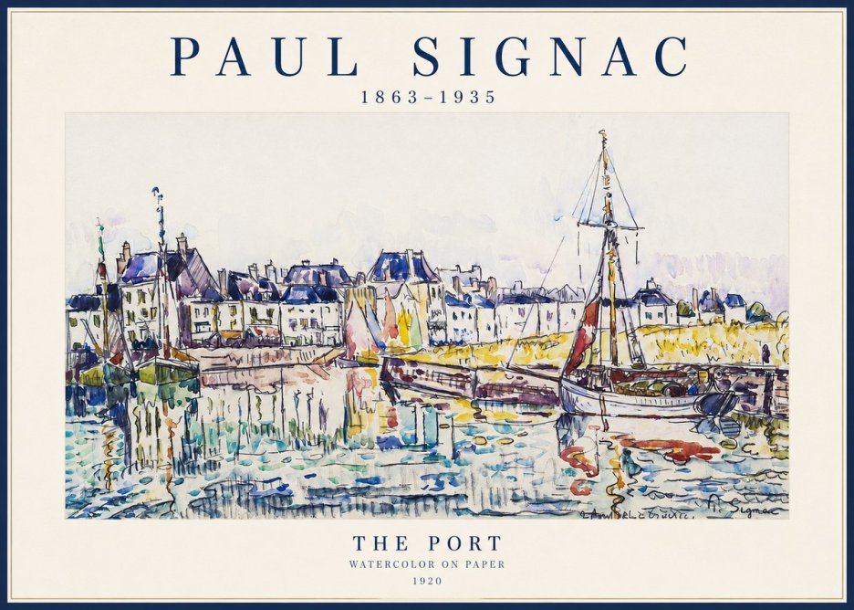Signac The Port I No2 - Plakát