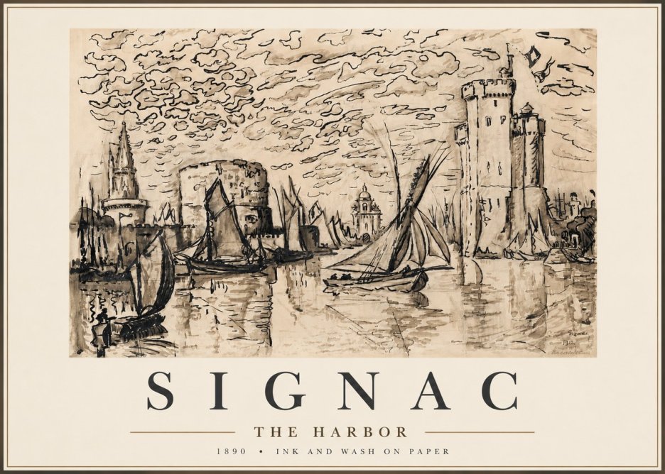 Signac The Harbor II No4 - Plakát