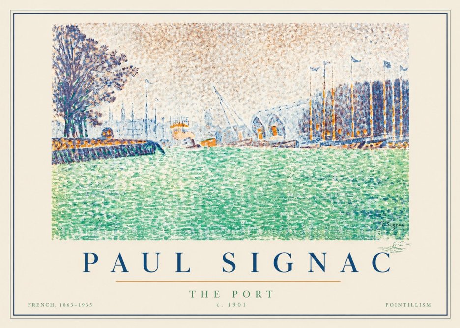 Signac The Port II No2 - Plakát