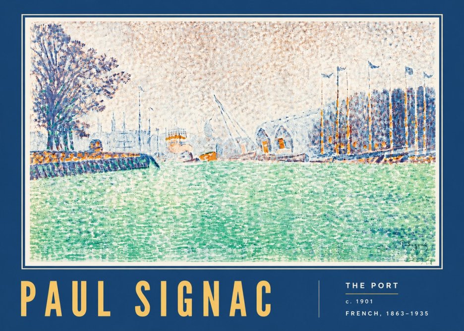 Signac The Port II No5 - Plakát