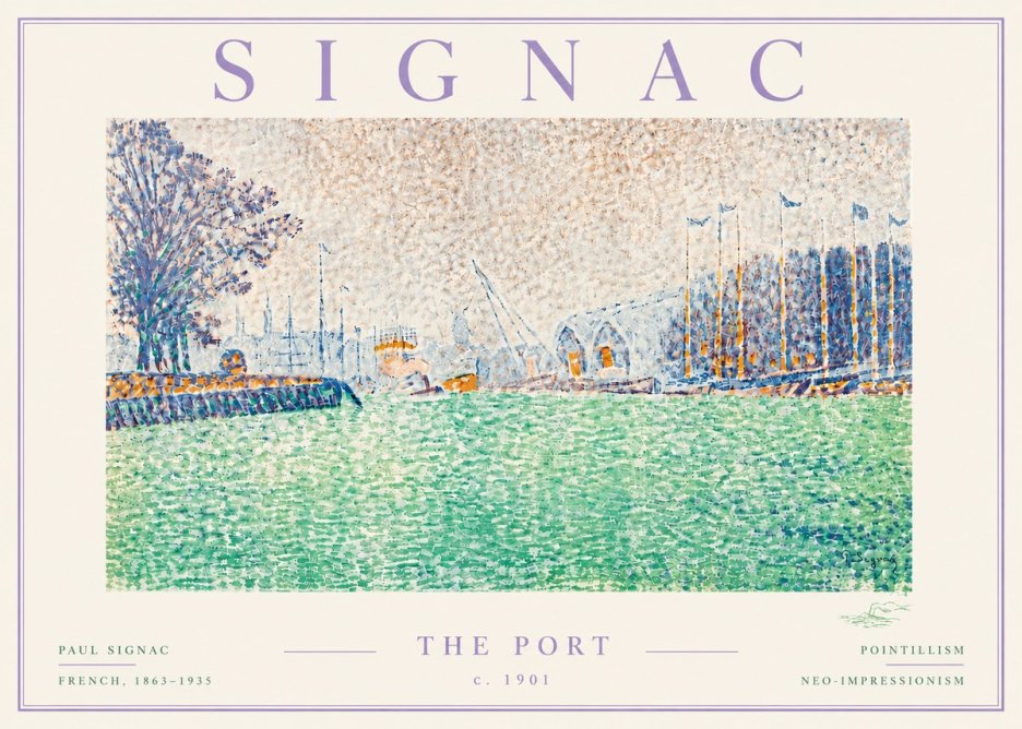 Signac The Port II No6 - Plakát