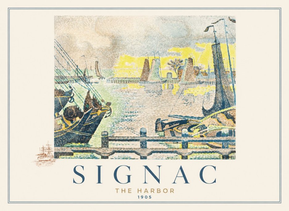 Signac The Harbor III No1 - Plakát