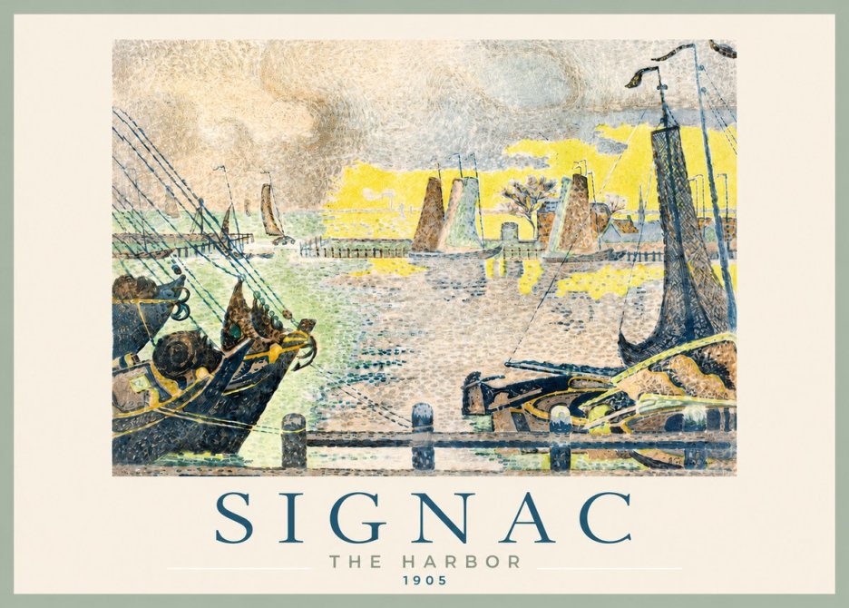 Signac The Harbor III No2 - Plakát