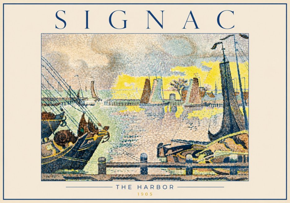 Signac The Harbor III No6 - Plakát