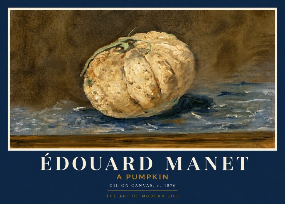 Édouard Manet A Pumpkin No3 - Plakát