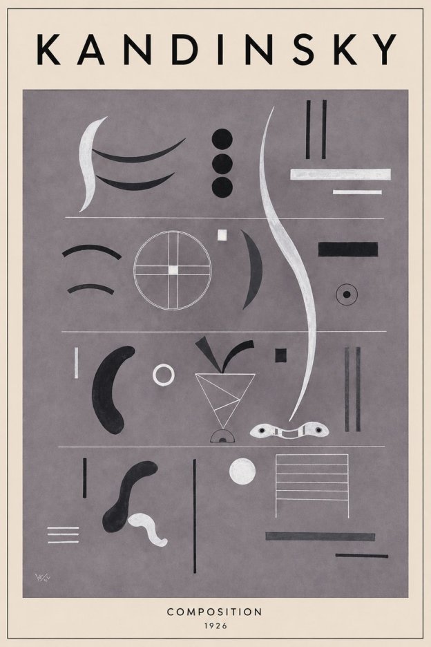 Kandinsky Composition I No2 - Plakát
