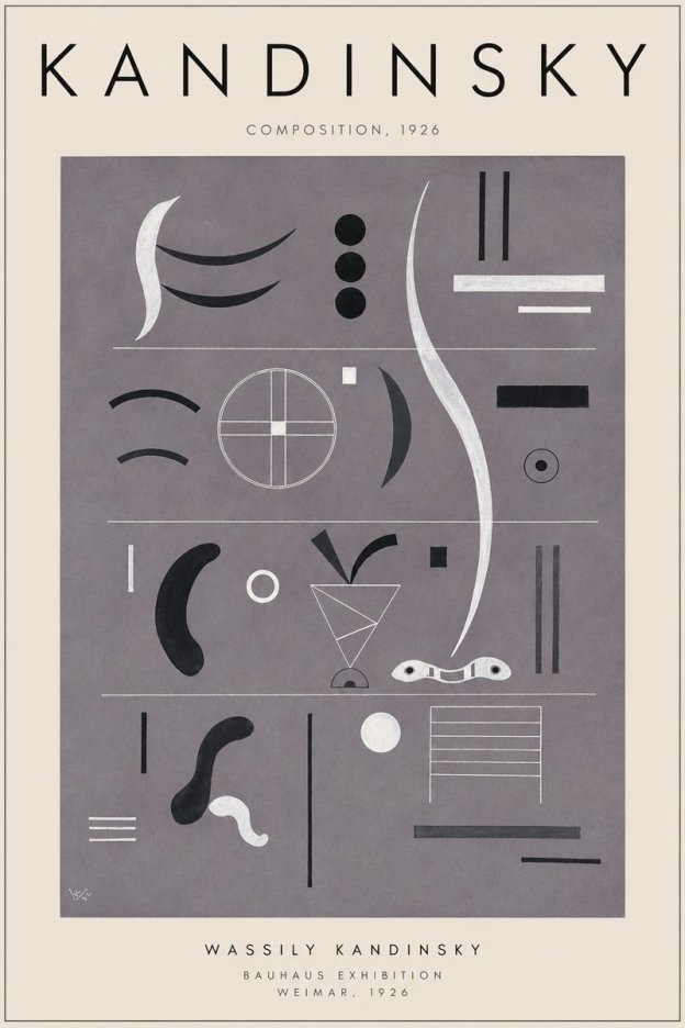 Kandinsky Composition I No3 - Plakát