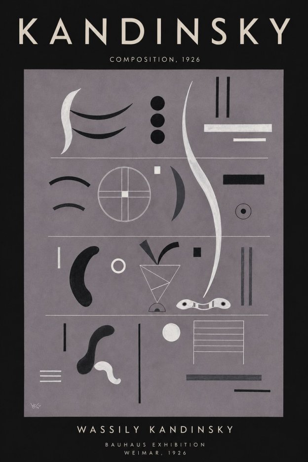 Kandinsky Composition I No4 - Plakát
