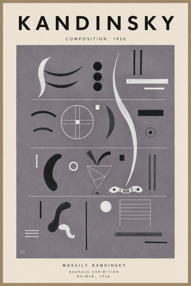 Kandinsky Composition I No5 - Plakát