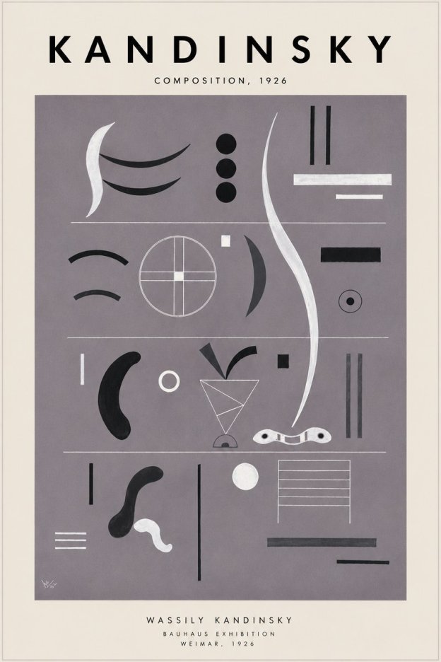 Kandinsky Composition I No6 - Plakát
