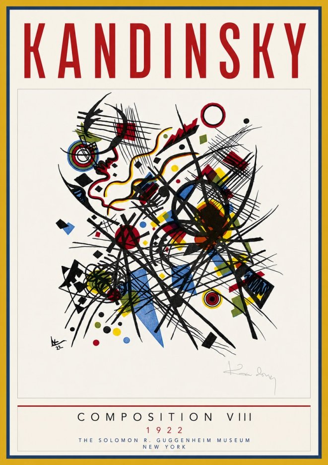 Kandinsky Composition Viii No5 - Plakát