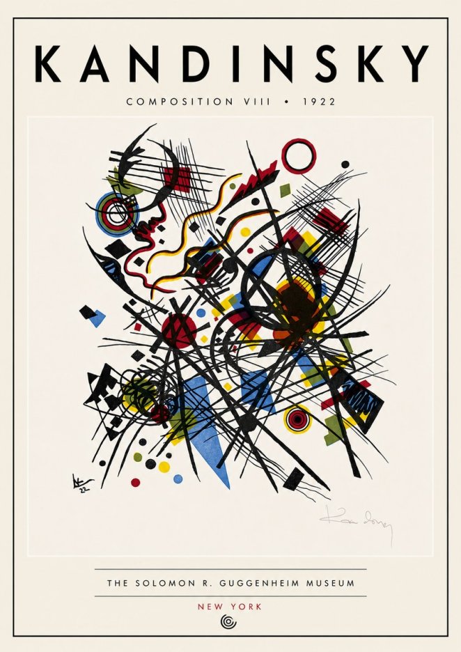 Kandinsky Composition Viii No6 - Plakát