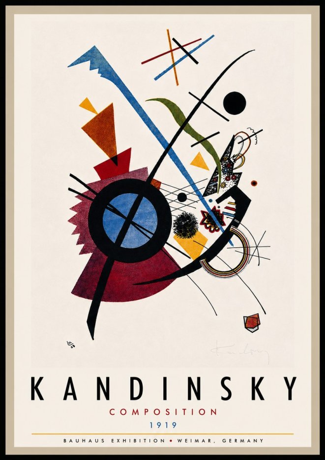 Kandinsky Composition II No4 - Plakát