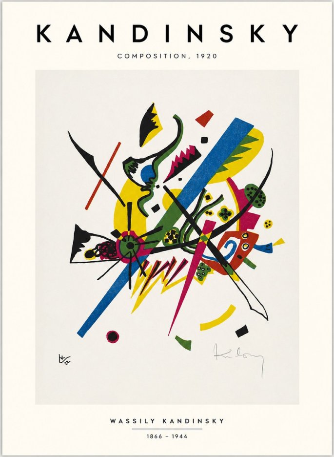 Kandinsky Composition, 1920 No1 - Plakát