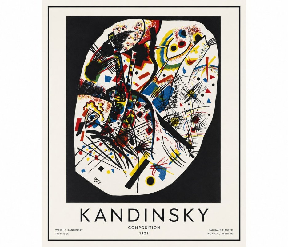 Kandinsky Composition 1922 No1 - Plakát