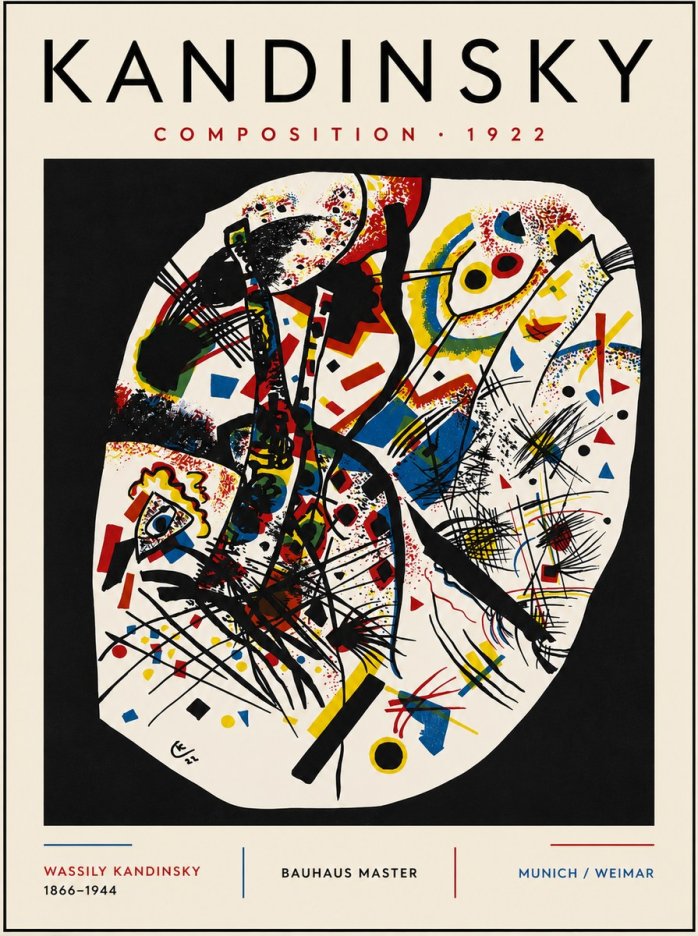Kandinsky Composition 1922 No6 - Plakát