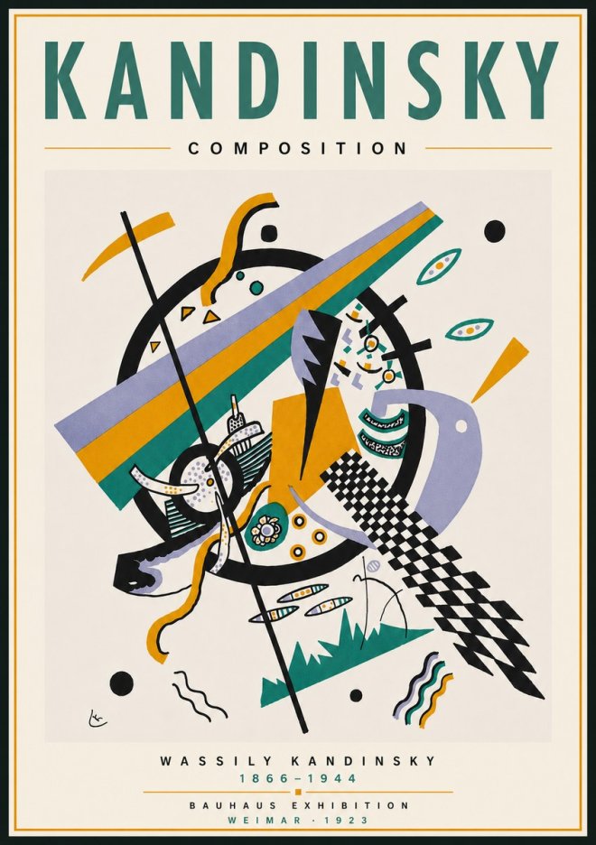 Kandinsky Composition III No6 - Plakát