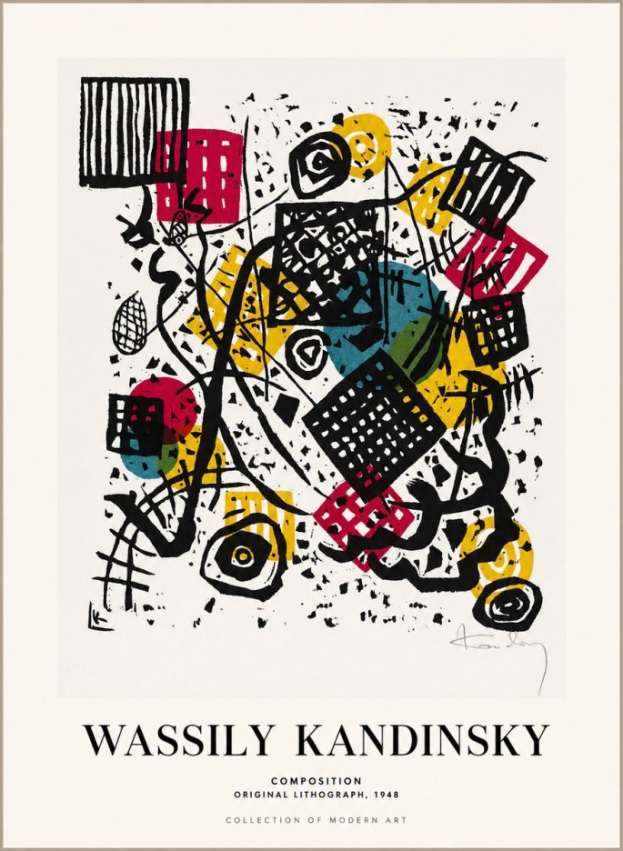Kandinsky Composition IV No1 - Plakát