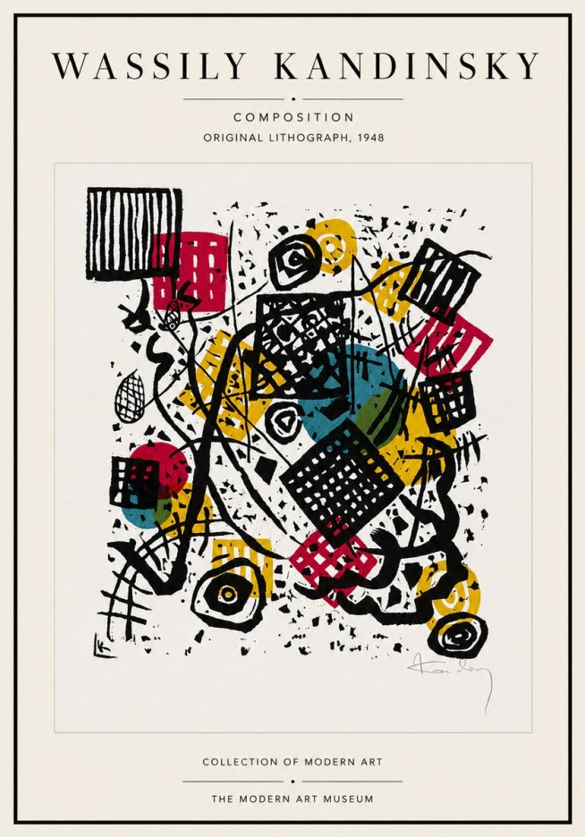 Kandinsky Composition IV No4 - Plakát