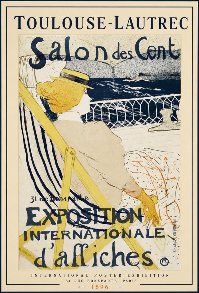 Toulouse-Lautrec Salon Des Cent No1 - Plakát