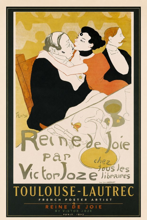 Toulouse-Lautrec Reine De Joie I No2 - Plakát