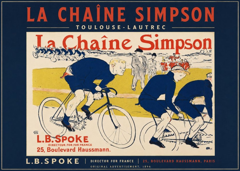 Toulouse-Lautrec La Chaîne Simpson No2 - Plakát