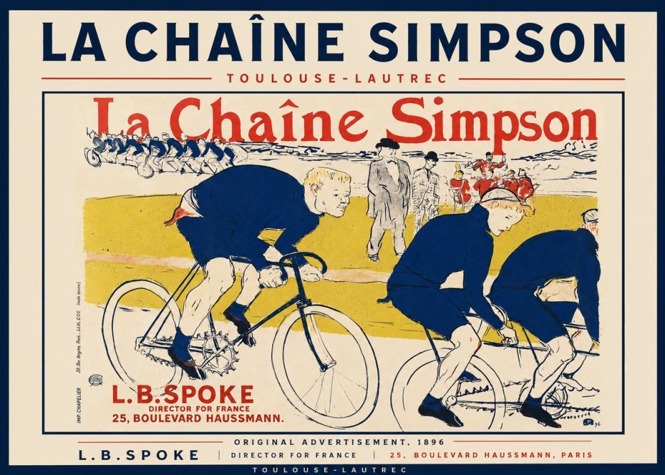 Toulouse-Lautrec La Chaîne Simpson No4 - Plakát