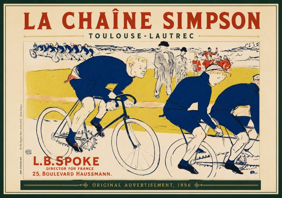 Toulouse-Lautrec La Chaîne Simpson No5 - Plakát