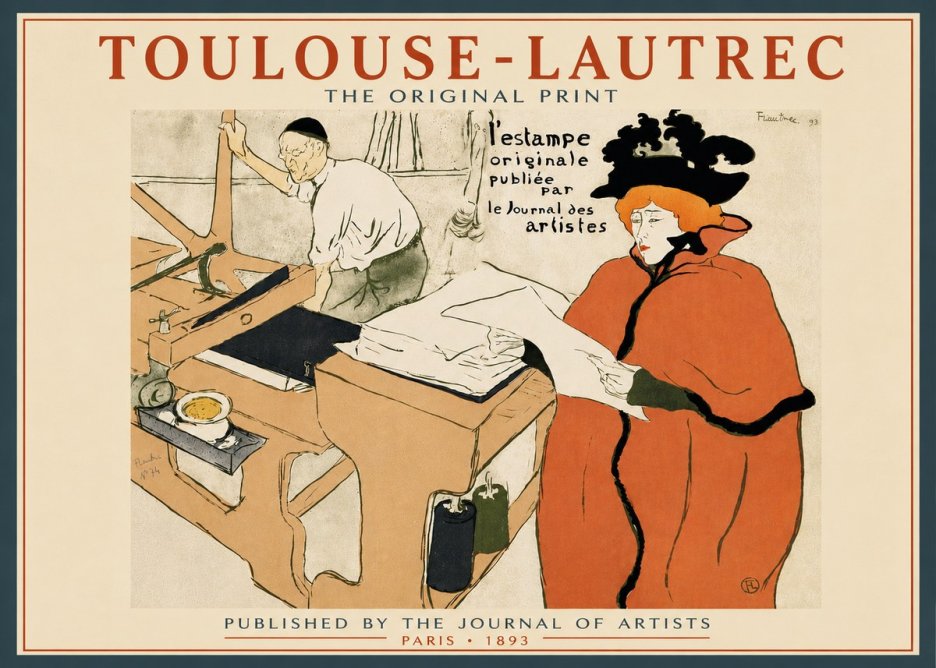 Toulouse-Lautrec L'estampe Originale No5 - Plakát