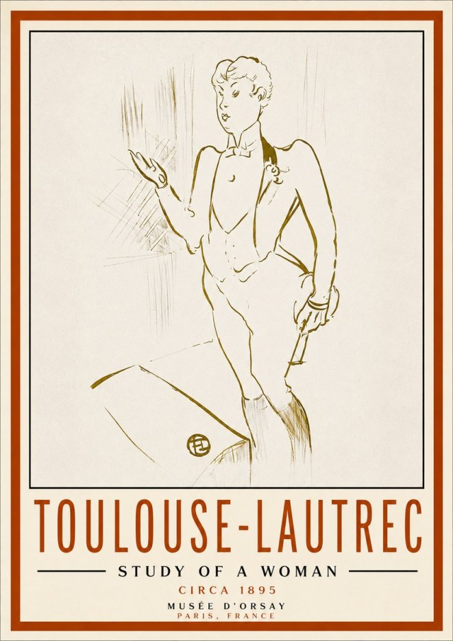 Toulouse-Lautrec The Poet of Parisian Life No6 - Plakát