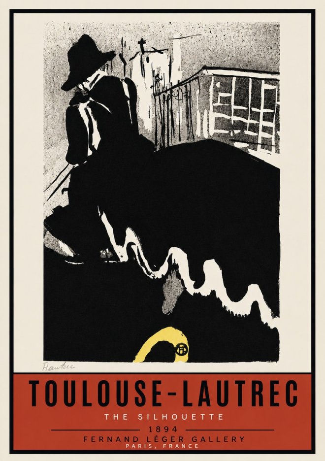 Toulouse-Lautrec The Silhouette No3 - Plakát