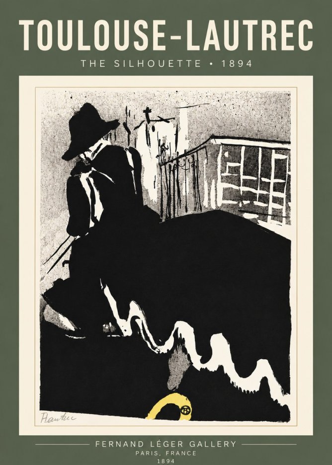 Toulouse-Lautrec The Silhouette No4 - Plakát