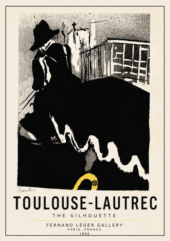 Toulouse-Lautrec The Silhouette No5 - Plakát