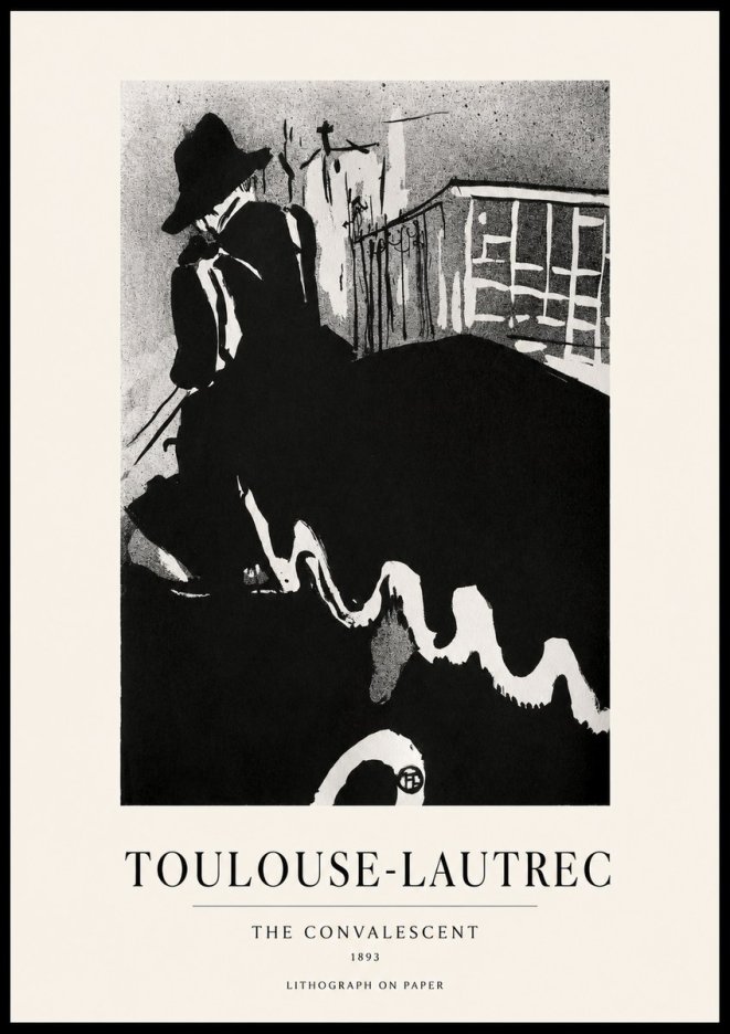 Toulouse-Lautrec The Convalescent No1 - Plakát