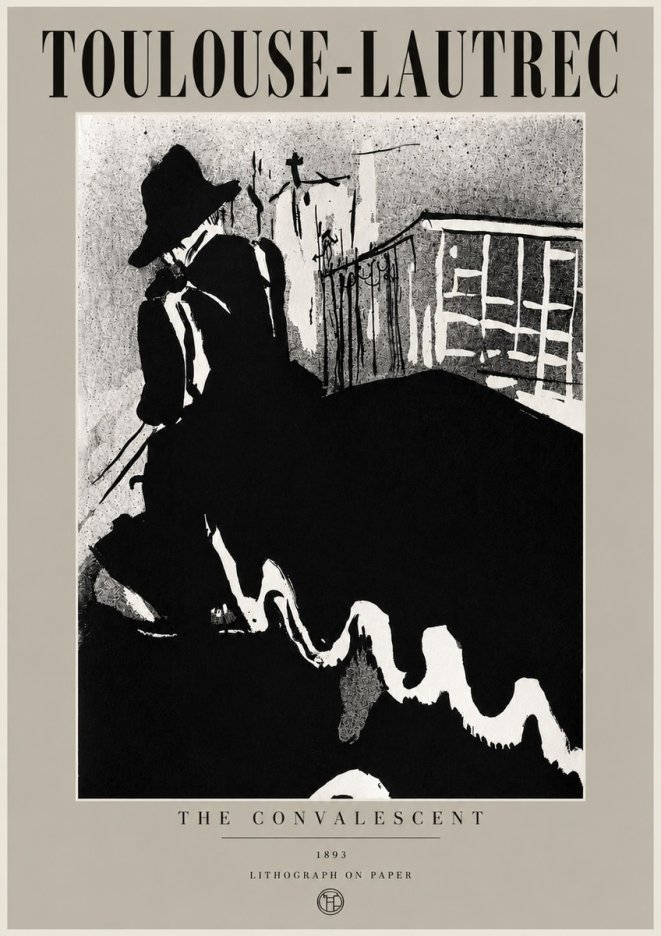 Toulouse-Lautrec The Convalescent No6 - Plakát