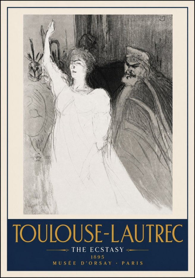 Toulouse-Lautrec The Ecstasy No4 - Plakát