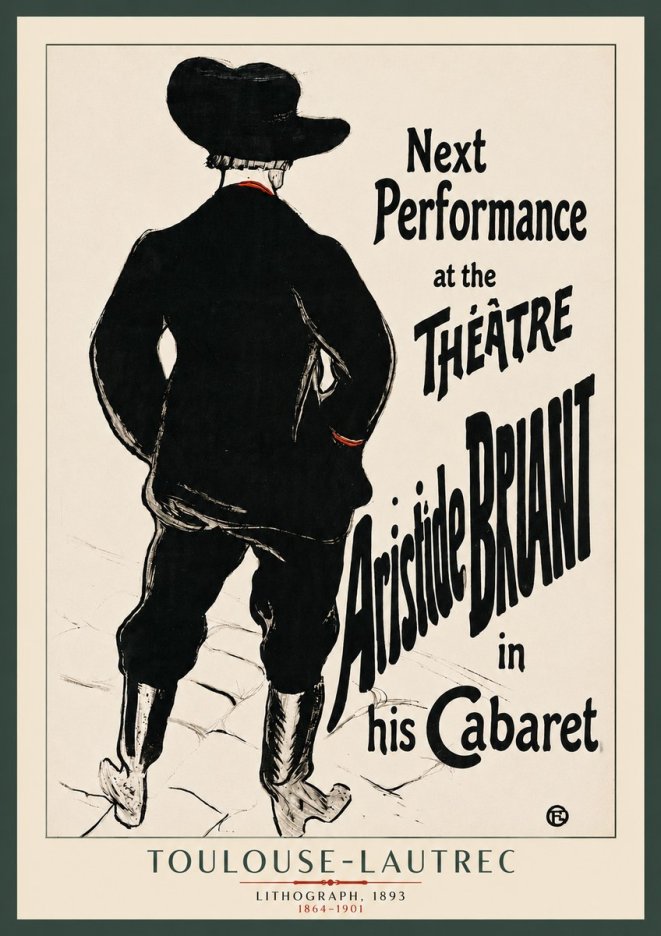 Toulouse-Lautrec Next Performance at the Théâtre Aristide Bruant in His Cabaret No3 - Plakát