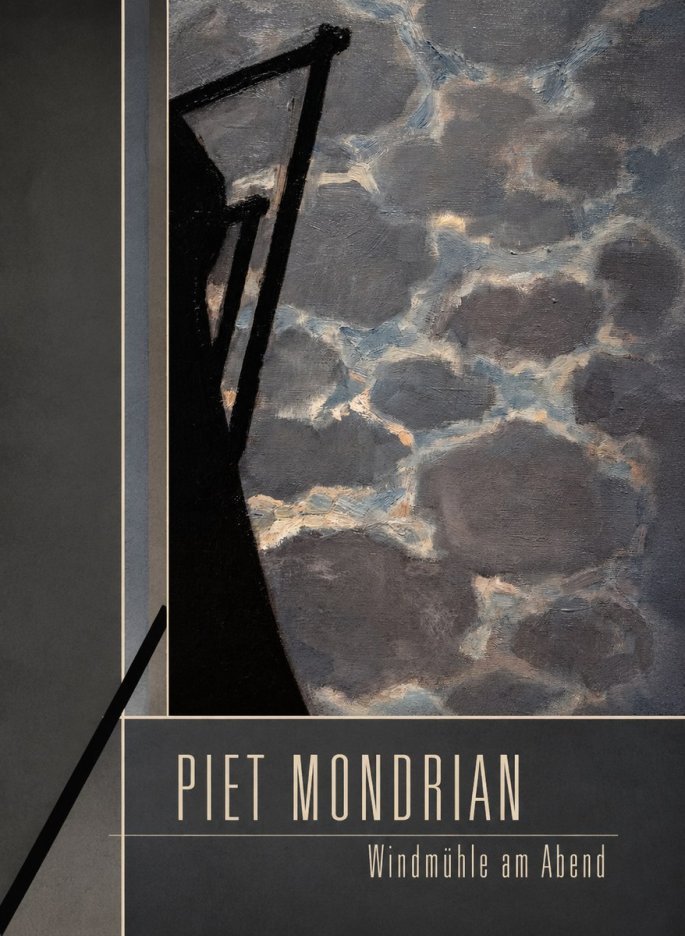 Piet Mondrian Windmühle Am Abend I No2 - Plakát